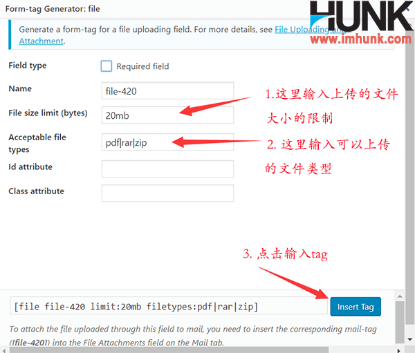 contact form 7 表单编辑 8