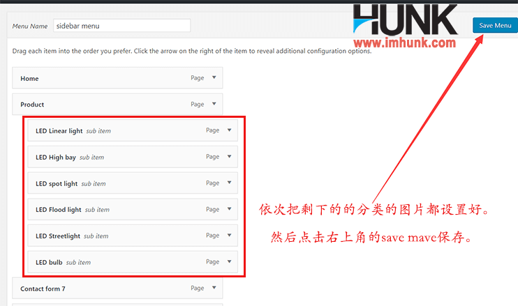 Avada主题用mega menu实现图片导航效果 10