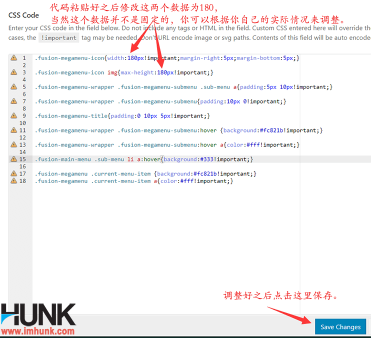 Avada主题用mega menu实现图片导航效果 12