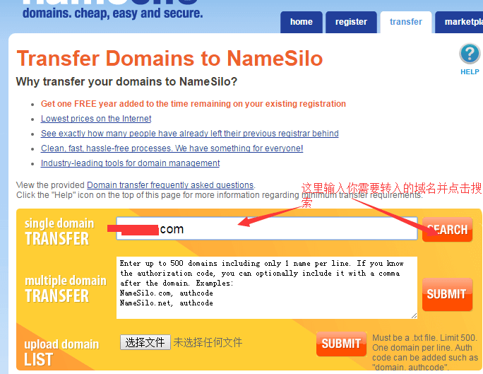 godaddy to namesilo 10