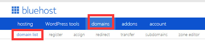 Bluehost域名转到Namesilo流程 1