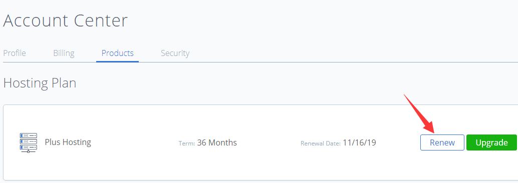  Bluehost renewal method 2