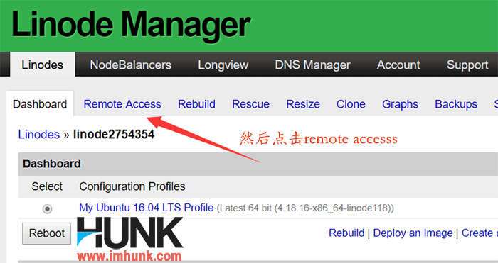 linode remote access使用 2