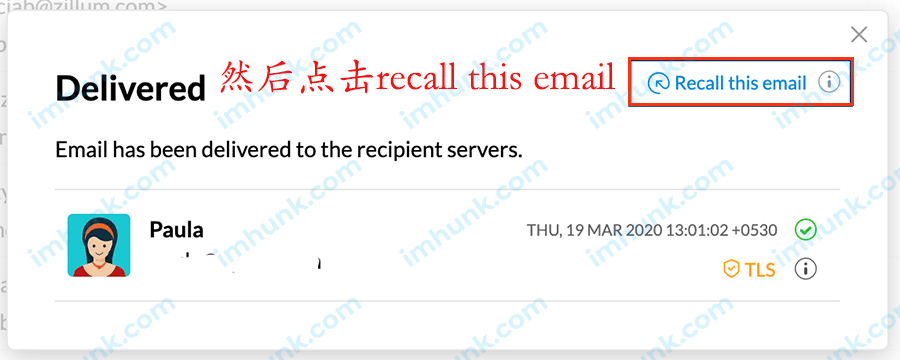 zoho企业邮箱如果撤回邮件 2