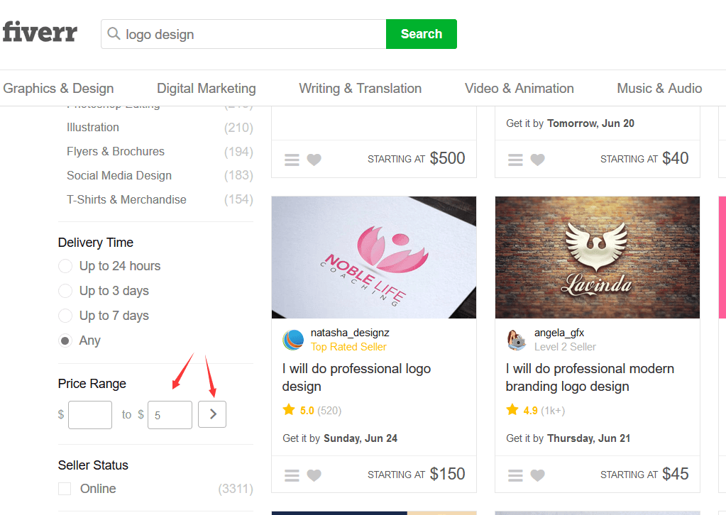 如何在fiverr上外包Logo和手绘视频 6